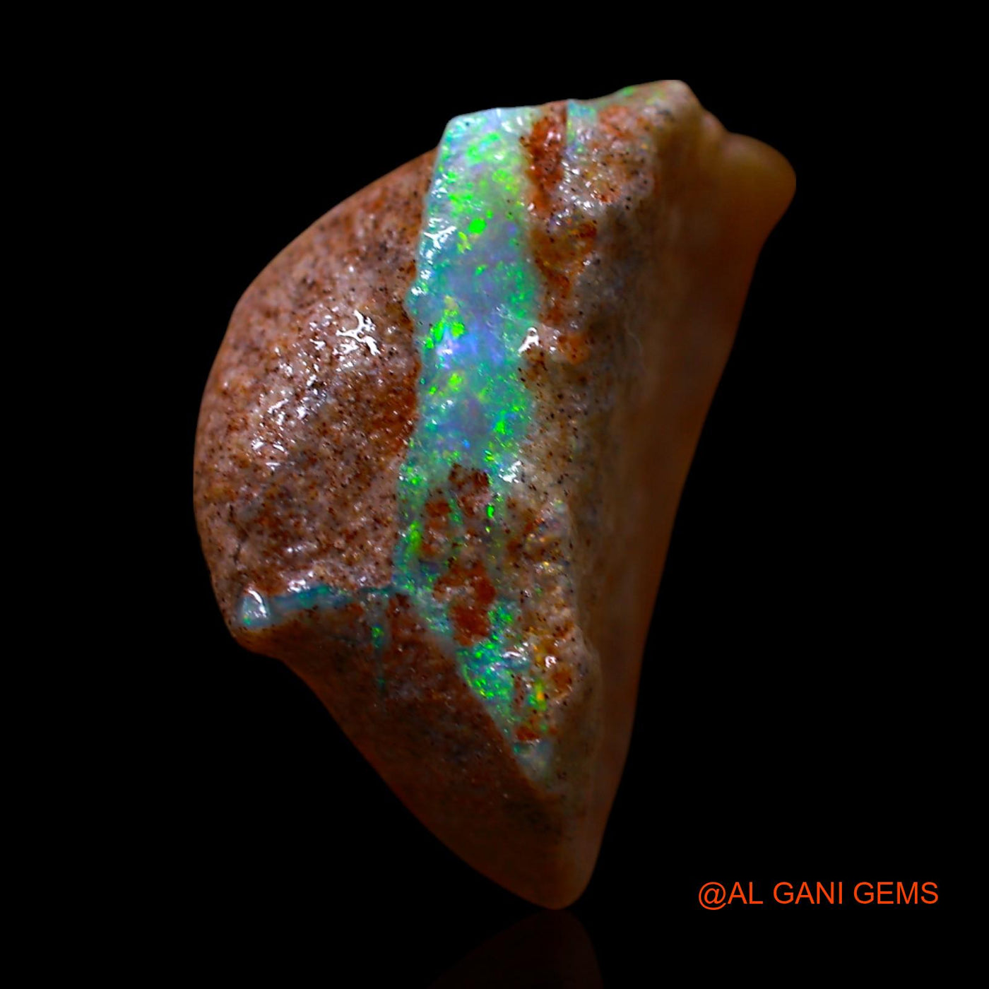 7.00 Cts Natural Australian Fire Opal Loose Gemstone Fancy Rough 16x12x7 mm RE-894