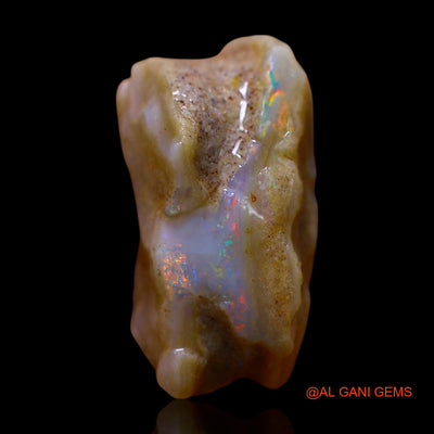 Natural Fire Opal Gemstone 10.00 Cts Loose Fancy Rough From Australia 18x12x9 mm RE-895