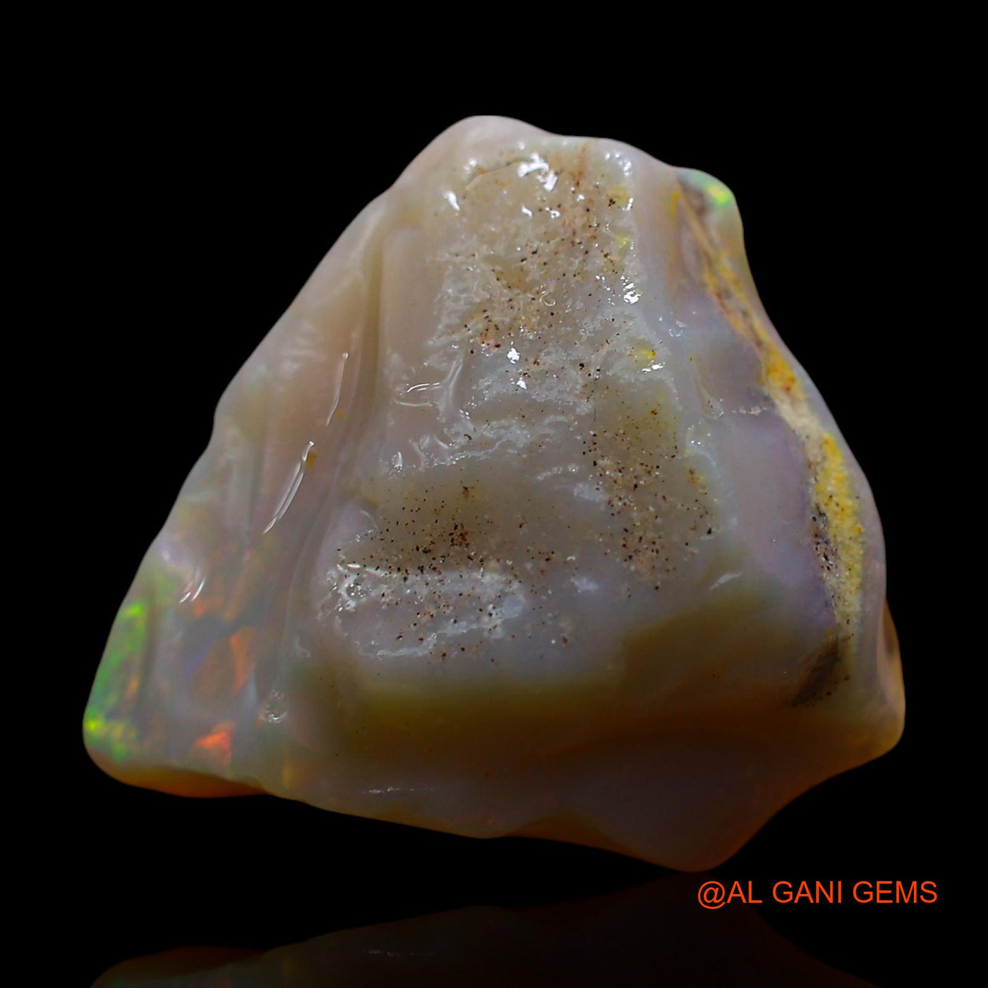 10.00 Cts Natural Australian Fire Opal Loose Gemstone Fancy Rough 17x15x7 mm RE-89