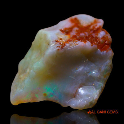 Natural Fire Opal Gemstone 6.00 Cts Loose Fancy Rough From Australia 18x10x7 mm RE-904