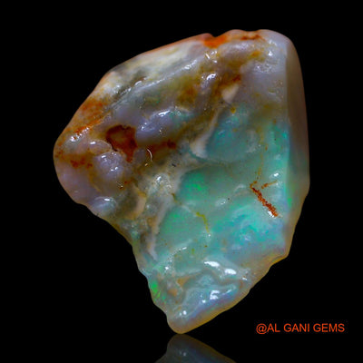 Natural Fire Opal Gemstone 6.00 Cts Loose Fancy Rough From Australia 18x10x7 mm RE-904