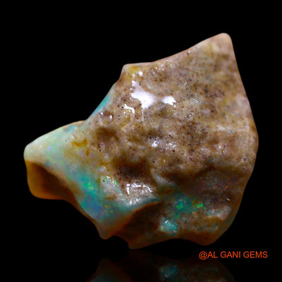 Natural Untreated Fire Opal Loose Gemstone Fancy Rough From Australia 7.00 Cts 17x12x7 mm RE-906