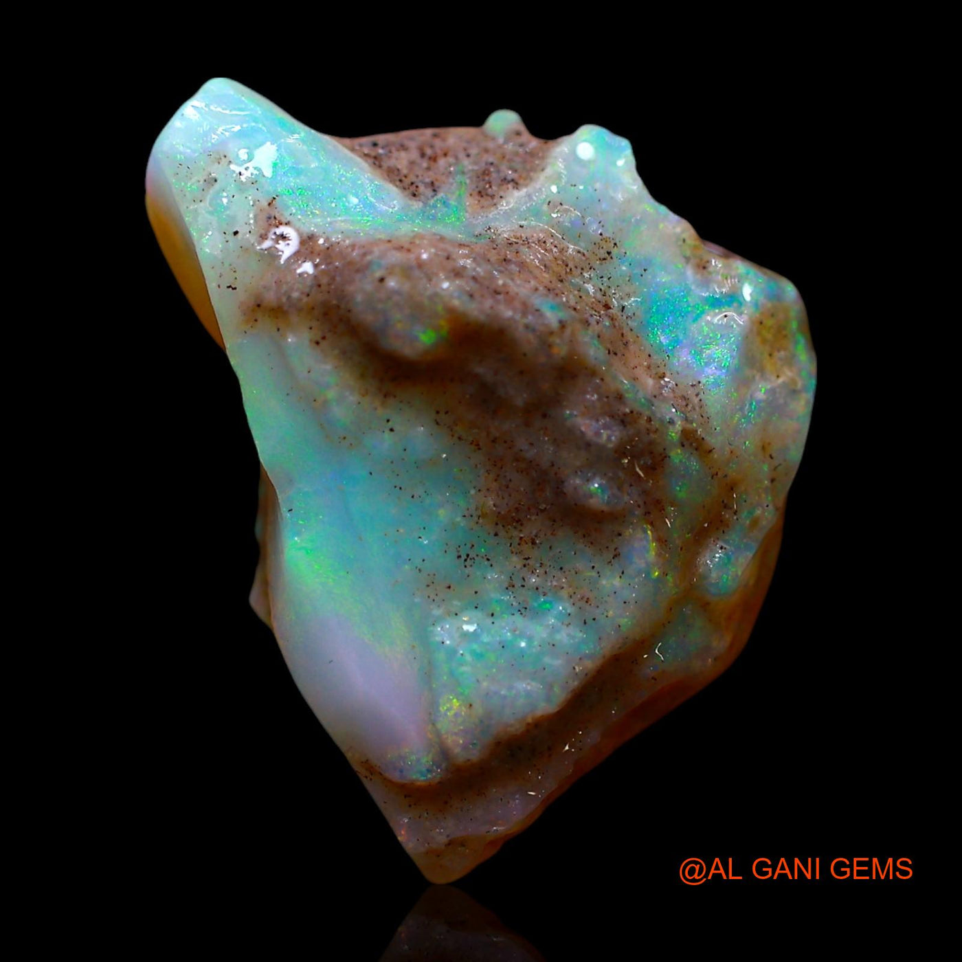 Natural Untreated Fire Opal Loose Gemstone Fancy Rough From Australia 7.00 Cts 17x12x7 mm RE-906