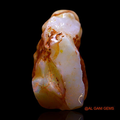 Natural Untreated Fire Opal Loose Gemstone Fancy Rough From Australia 8.00 Cts 18x10x7 mm RE-910