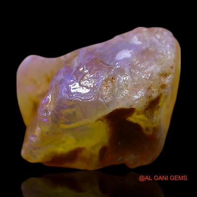 Natural Fire Opal Gemstone 8.00 Cts Loose Fancy Rough From Australia 14x10x9 mm RE-916
