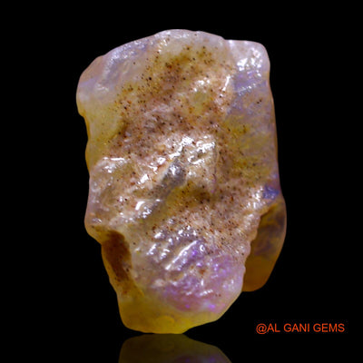 Natural Fire Opal Gemstone 8.00 Cts Loose Fancy Rough From Australia 14x10x9 mm RE-916