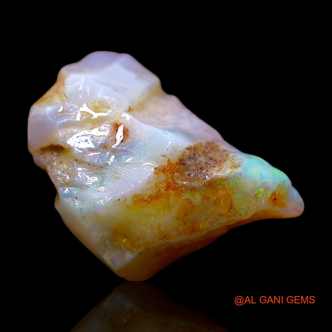 7.00 Cts Natural Australian Fire Opal Fancy Rough Loose Gemstone For Jewelry 15x14x8 mm RE-917