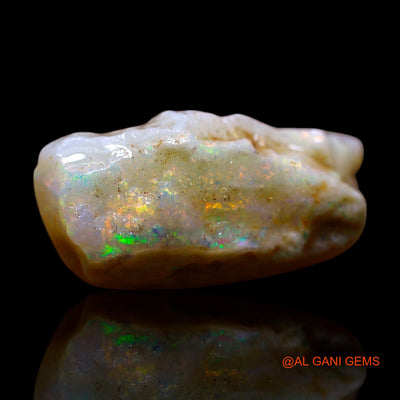 Natural Untreated Fire Opal Loose Gemstone Fancy Rough From Australia 7.00 Cts 17x10x7 mm RE-918