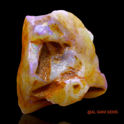 5.00 Cts Natural Australian Fire Opal Loose Gemstone Fancy Rough 14x13x6 mm RE-919