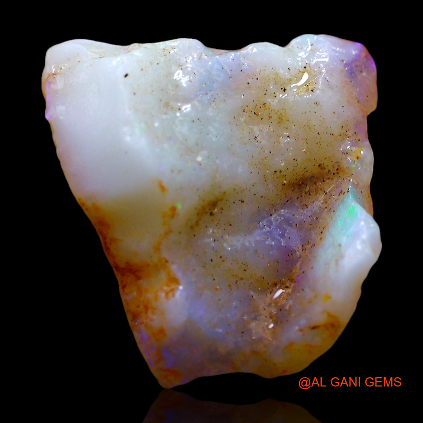 5.00 Cts Natural Australian Fire Opal Loose Gemstone Fancy Rough 14x13x6 mm RE-919