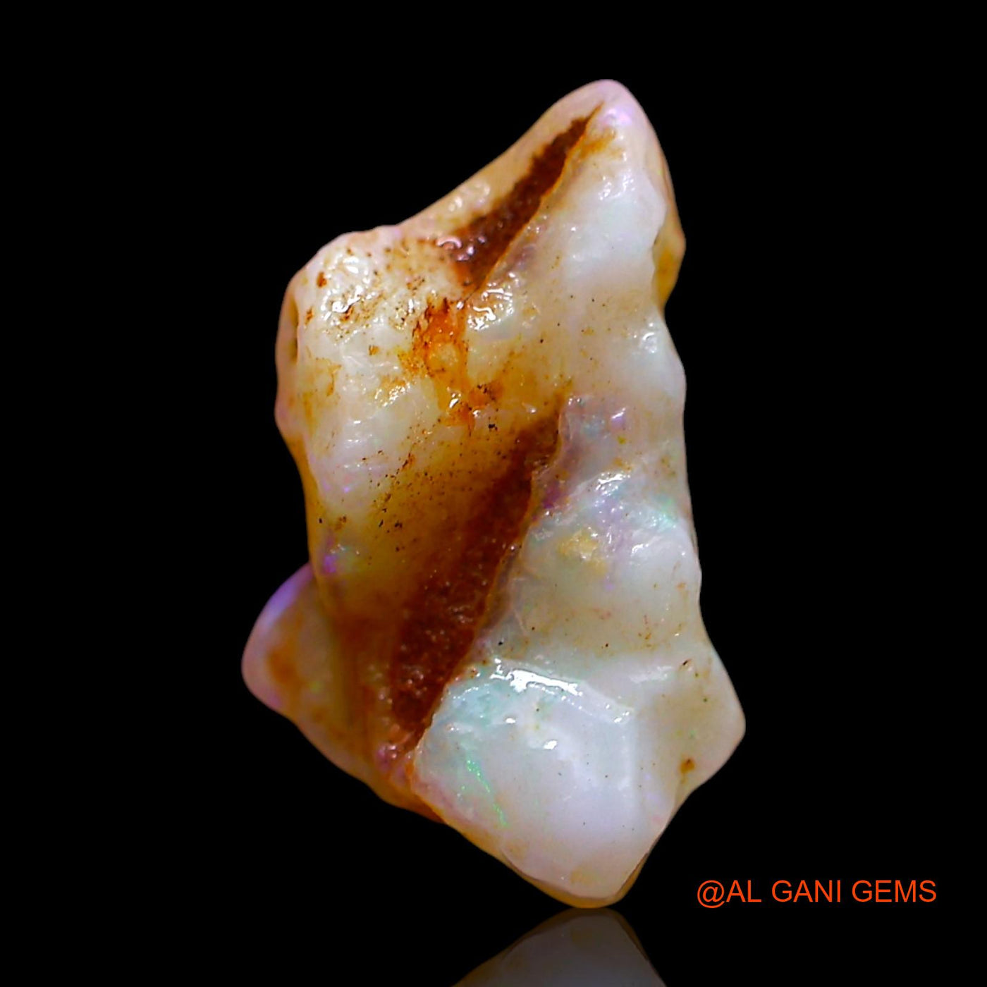 5.00 Cts Natural Australian Fire Opal Loose Gemstone Fancy Rough 14x13x6 mm RE-919