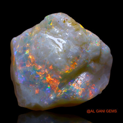 Natural Fire Opal Gemstone 6.00 Cts Loose Fancy Rough From Australia 15x13x6 mm RE-921