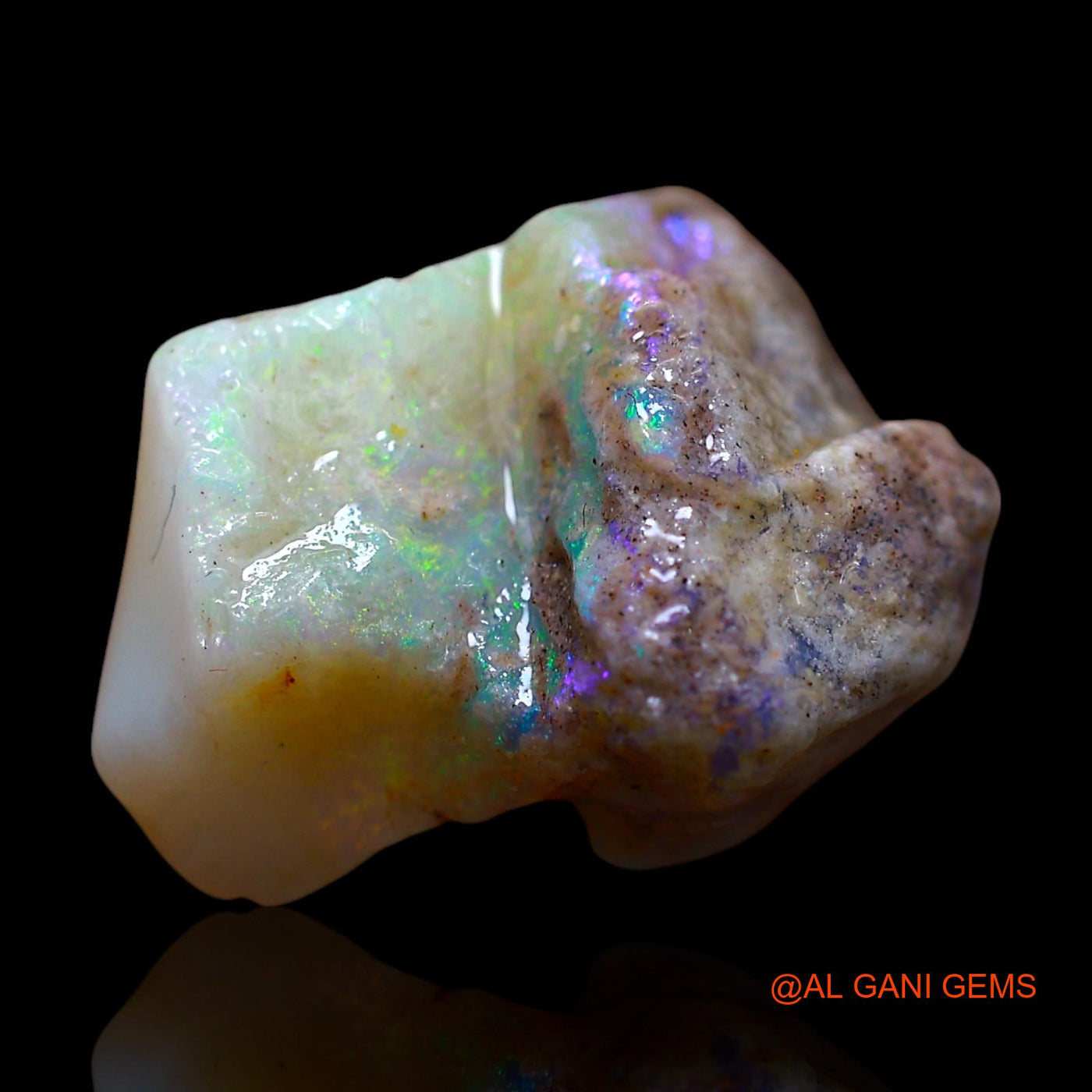 10.00 Cts Natural Australian Fire Opal Loose Gemstone Fancy Rough 14x12x11 mm RE-922
