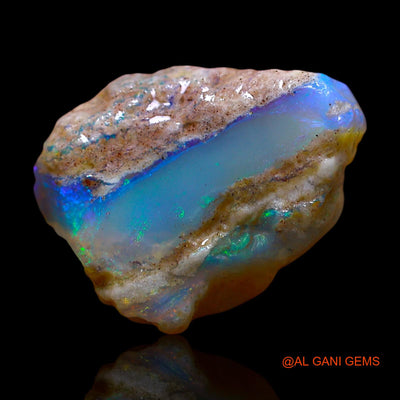Natural Untreated Fire Opal Loose Gemstone Fancy Rough From Australia 5.00 Cts 16x12x5 mm RE-926