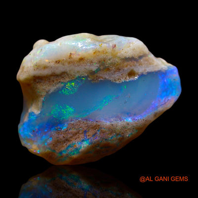 Natural Untreated Fire Opal Loose Gemstone Fancy Rough From Australia 5.00 Cts 16x12x5 mm RE-926