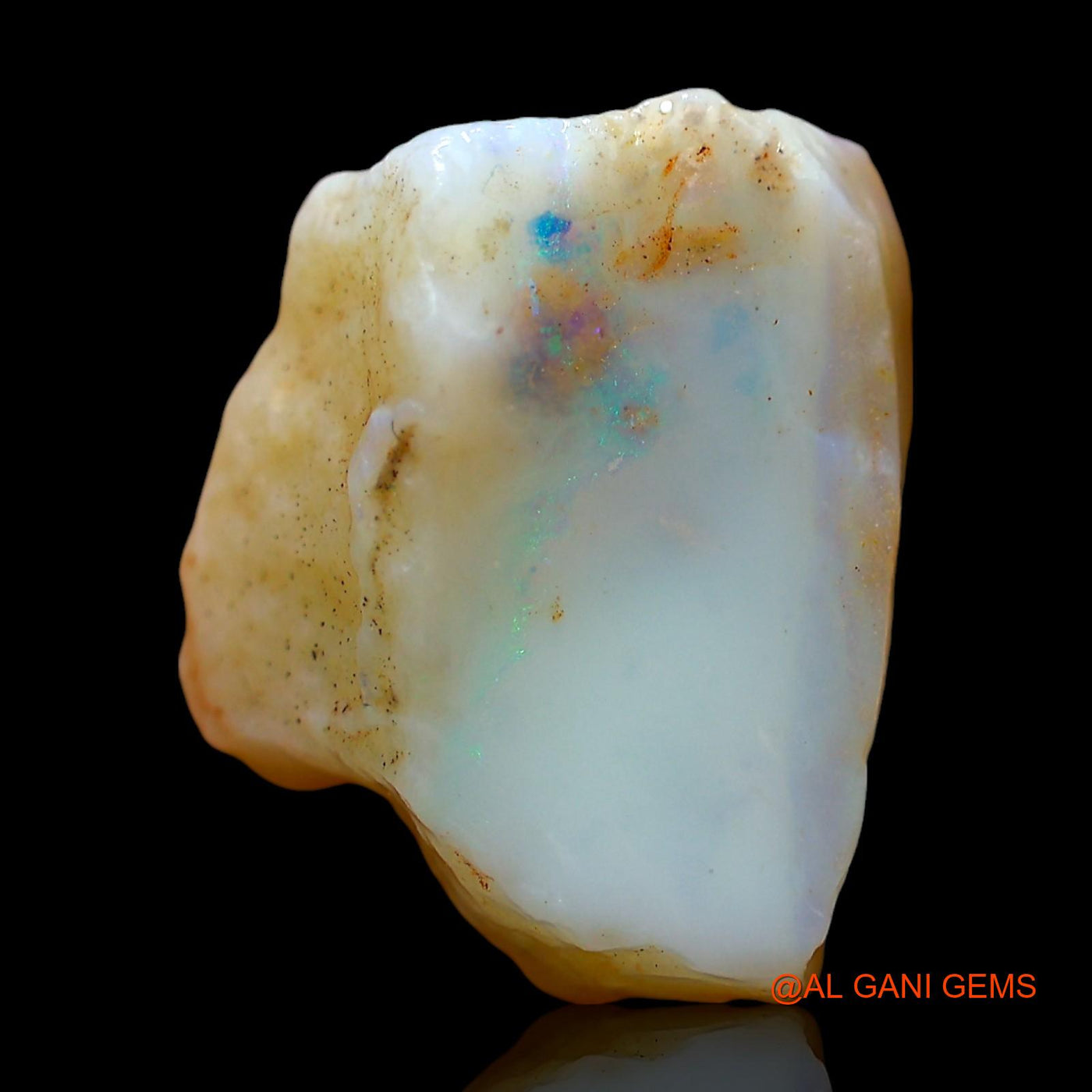 10.00 Cts Natural Australian Fire Opal Fancy Rough Loose Gemstone For Jewelry 16x14x8 mm RE-92