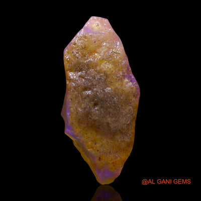 Natural Fire Opal Gemstone 4.00 Cts Loose Fancy Rough From Australia 21x9x3 mm RE-936