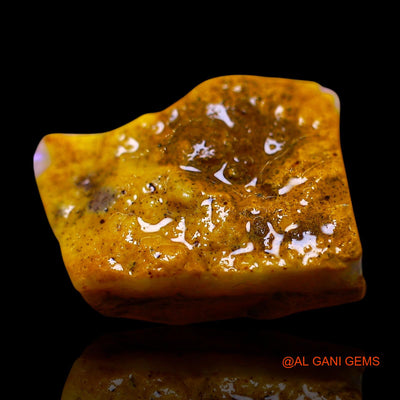 6.00 Cts Natural Australian Fire Opal Loose Gemstone Fancy Rough 15x11x5 mm RE-937
