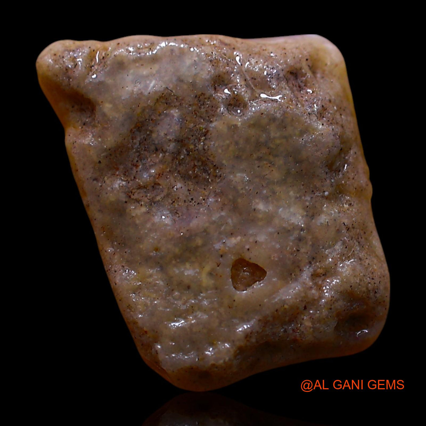 7.00 Cts Natural Australian Fire Opal Loose Gemstone Fancy Rough 15x12x6 mm RE-939