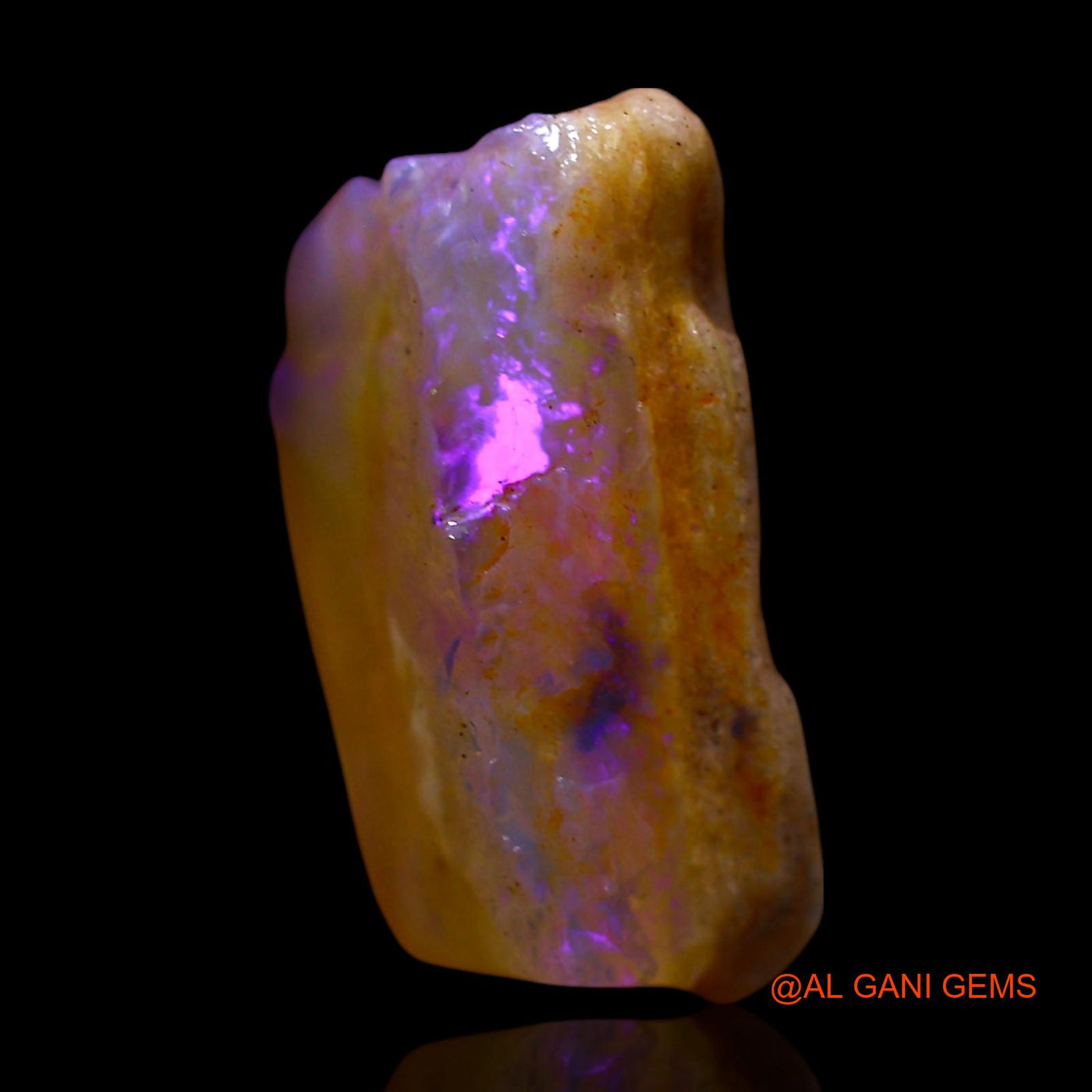 7.00 Cts Natural Australian Fire Opal Loose Gemstone Fancy Rough 15x12x6 mm RE-939