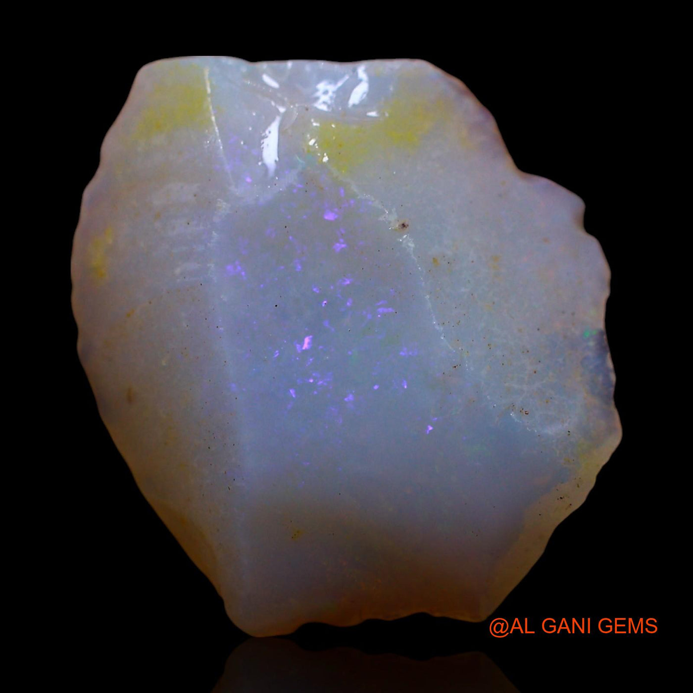 Natural Untreated Fire Opal Loose Gemstone Fancy Rough From Australia 3.00 Cts 16x13x4 mm RE-941