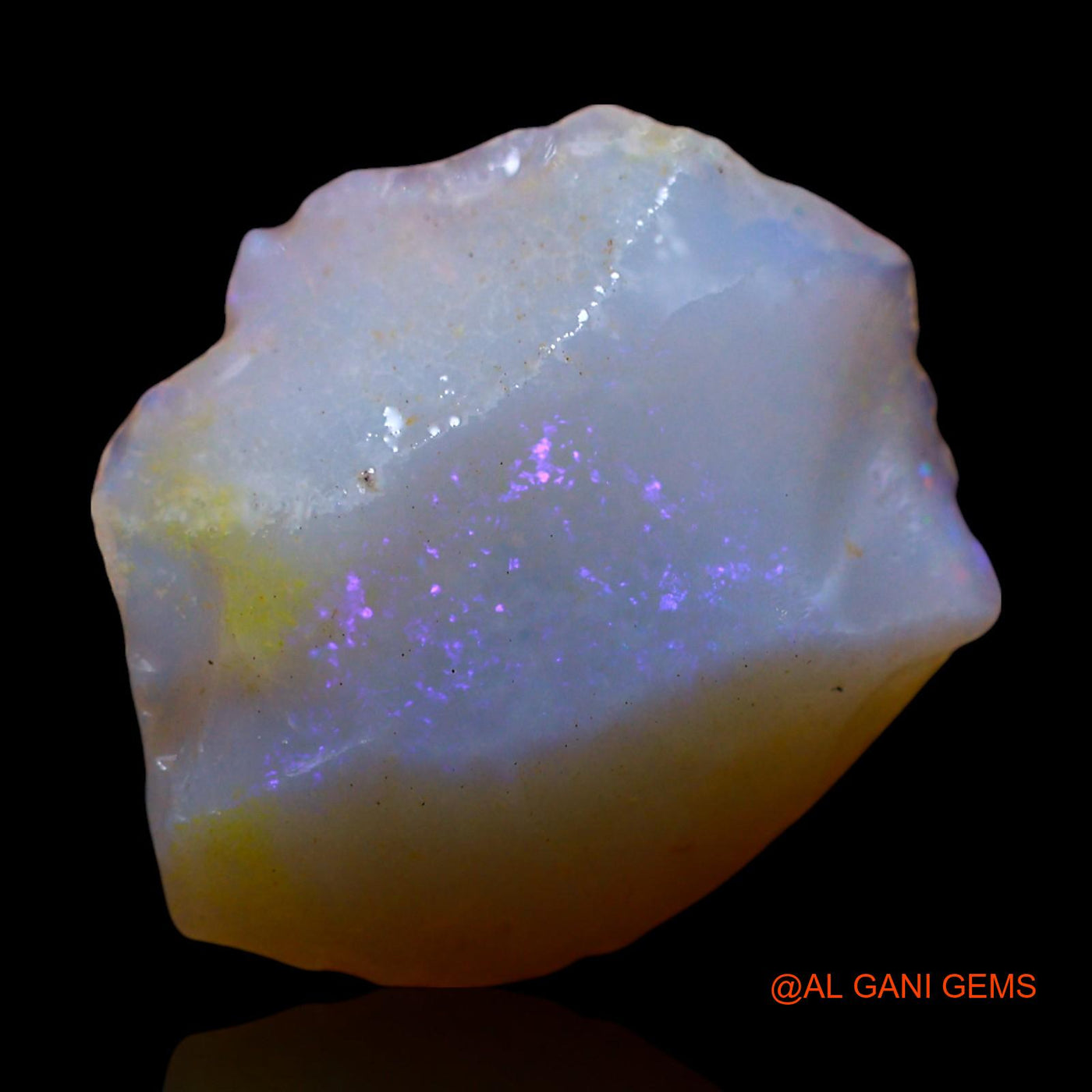 Natural Untreated Fire Opal Loose Gemstone Fancy Rough From Australia 3.00 Cts 16x13x4 mm RE-941