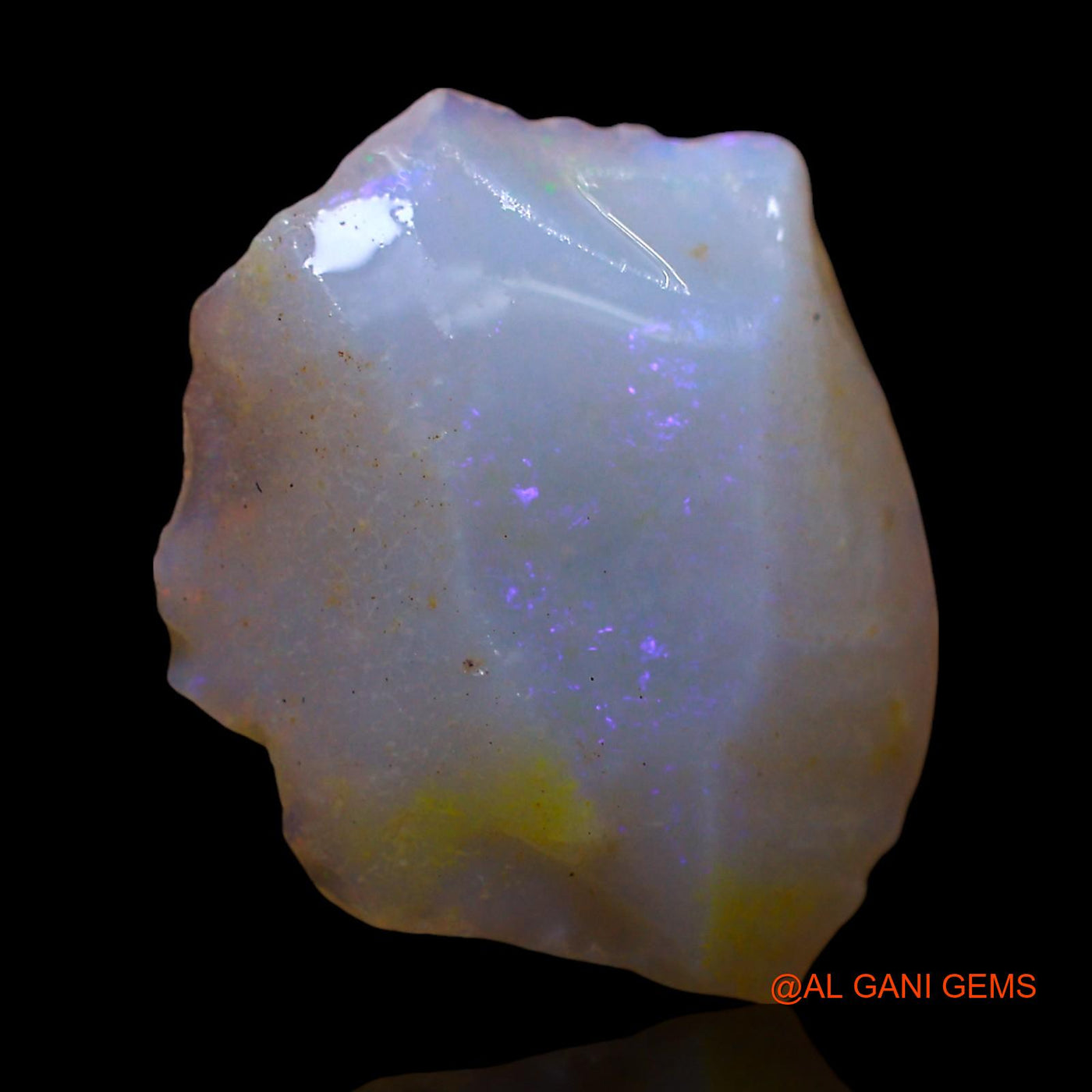 Natural Untreated Fire Opal Loose Gemstone Fancy Rough From Australia 3.00 Cts 16x13x4 mm RE-941