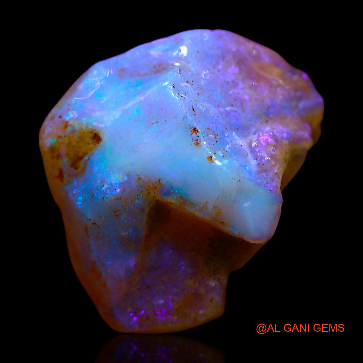8.00 Cts Natural Australian Fire Opal Loose Gemstone Fancy Rough 15x12x11 mm RE-942