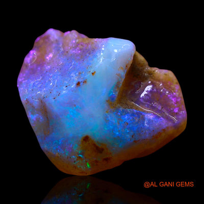8.00 Cts Natural Australian Fire Opal Loose Gemstone Fancy Rough 15x12x11 mm RE-942