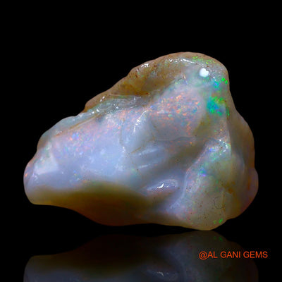 Natural Untreated Fire Opal Loose Gemstone Fancy Rough From Australia 5.00 Cts 15x11x6 mm RE-943