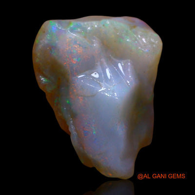 Natural Untreated Fire Opal Loose Gemstone Fancy Rough From Australia 5.00 Cts 15x11x6 mm RE-943