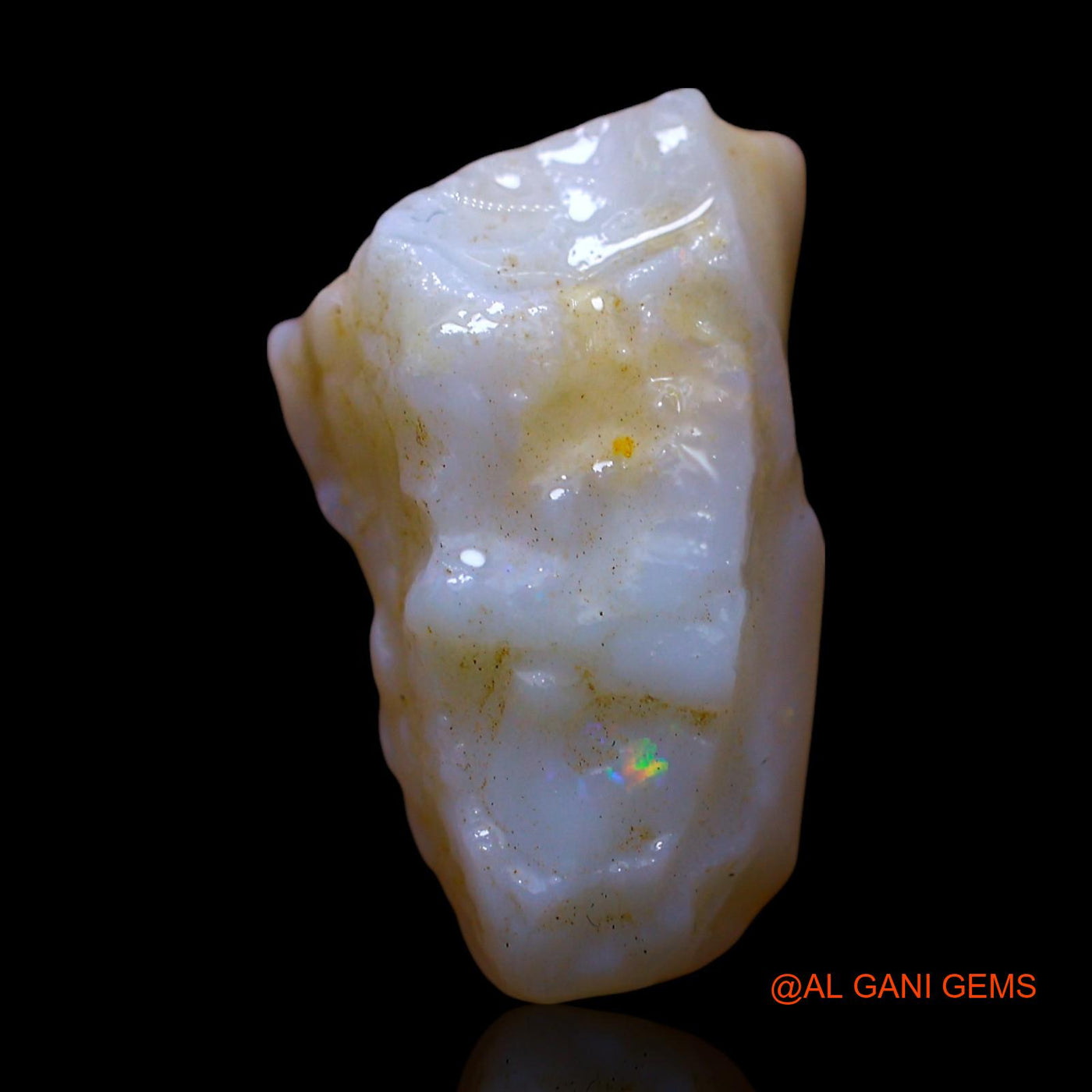 7.00 Cts Natural Australian Fire Opal Loose Gemstone Fancy Rough 17x10x8 mm RE-944