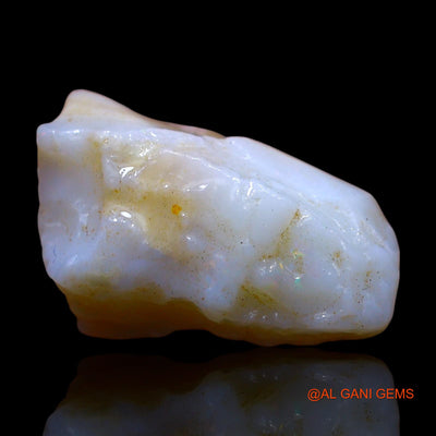 7.00 Cts Natural Australian Fire Opal Loose Gemstone Fancy Rough 17x10x8 mm RE-944