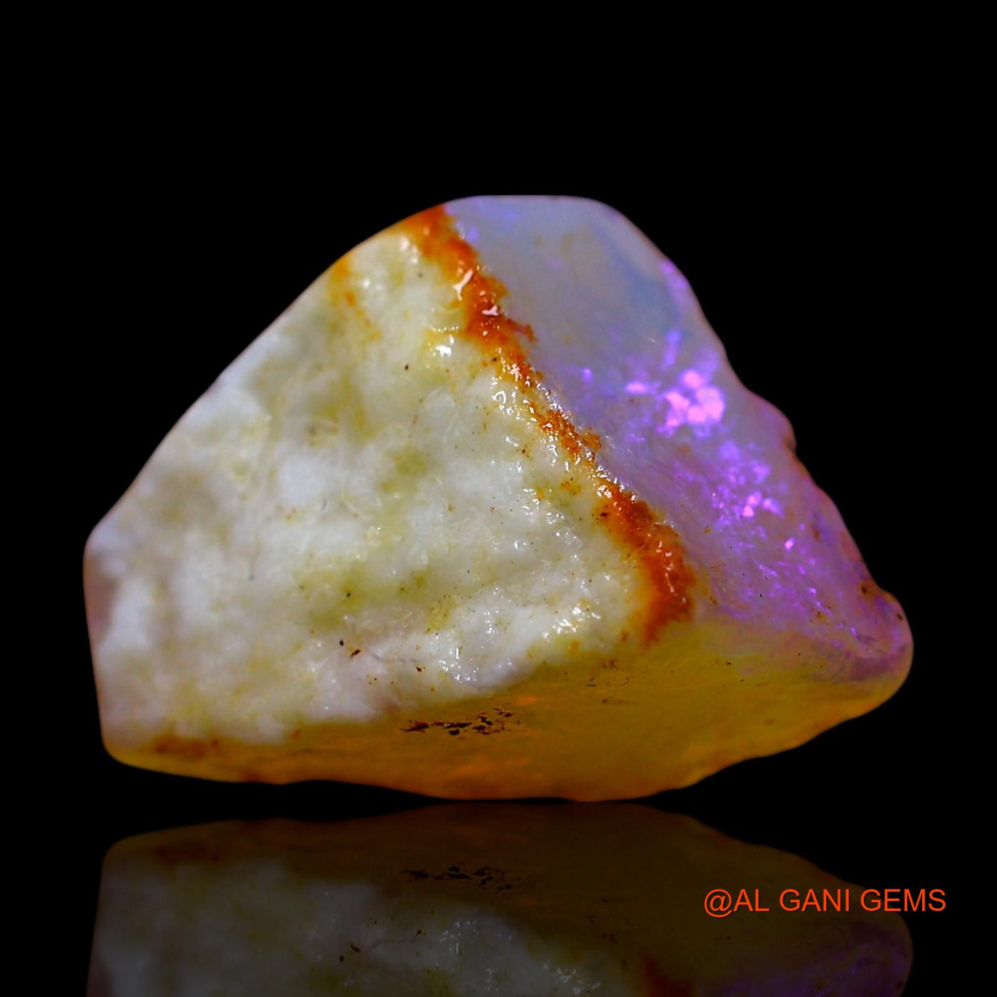 6.00 Cts Natural Australian Fire Opal Loose Gemstone Fancy Rough 15x11x7 mm RE-945