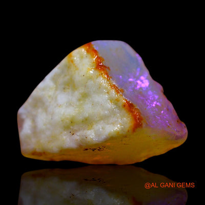 6.00 Cts Natural Australian Fire Opal Loose Gemstone Fancy Rough 15x11x7 mm RE-945