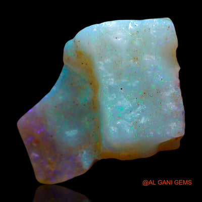 Natural Untreated Fire Opal Loose Gemstone Fancy Rough From Australia 5.00 Cts 13x11x7 mm RE-946