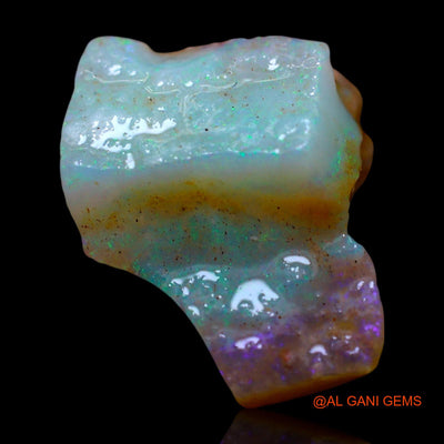 Natural Untreated Fire Opal Loose Gemstone Fancy Rough From Australia 5.00 Cts 13x11x7 mm RE-946