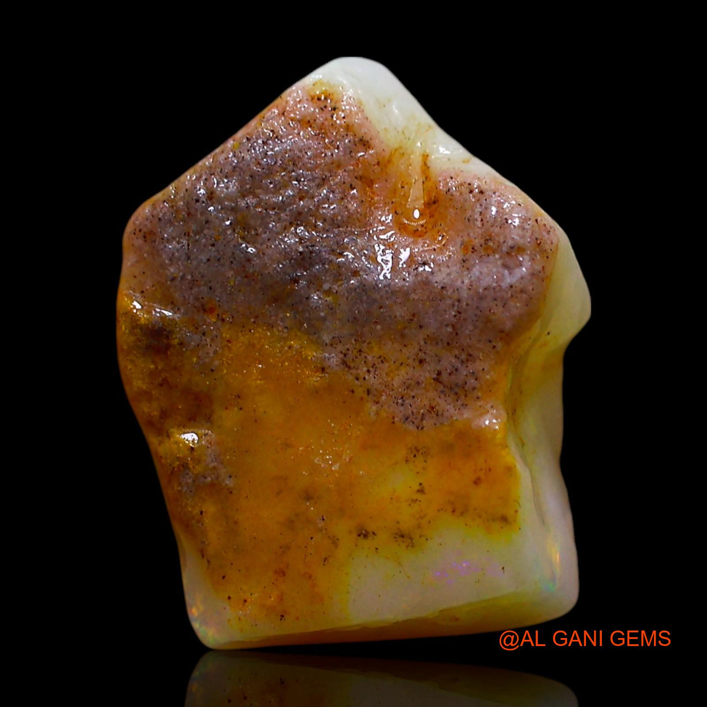 6.00 Cts Natural Australian Fire Opal Fancy Rough Loose Gemstone For Jewelry 15x12x5 mm RE-947