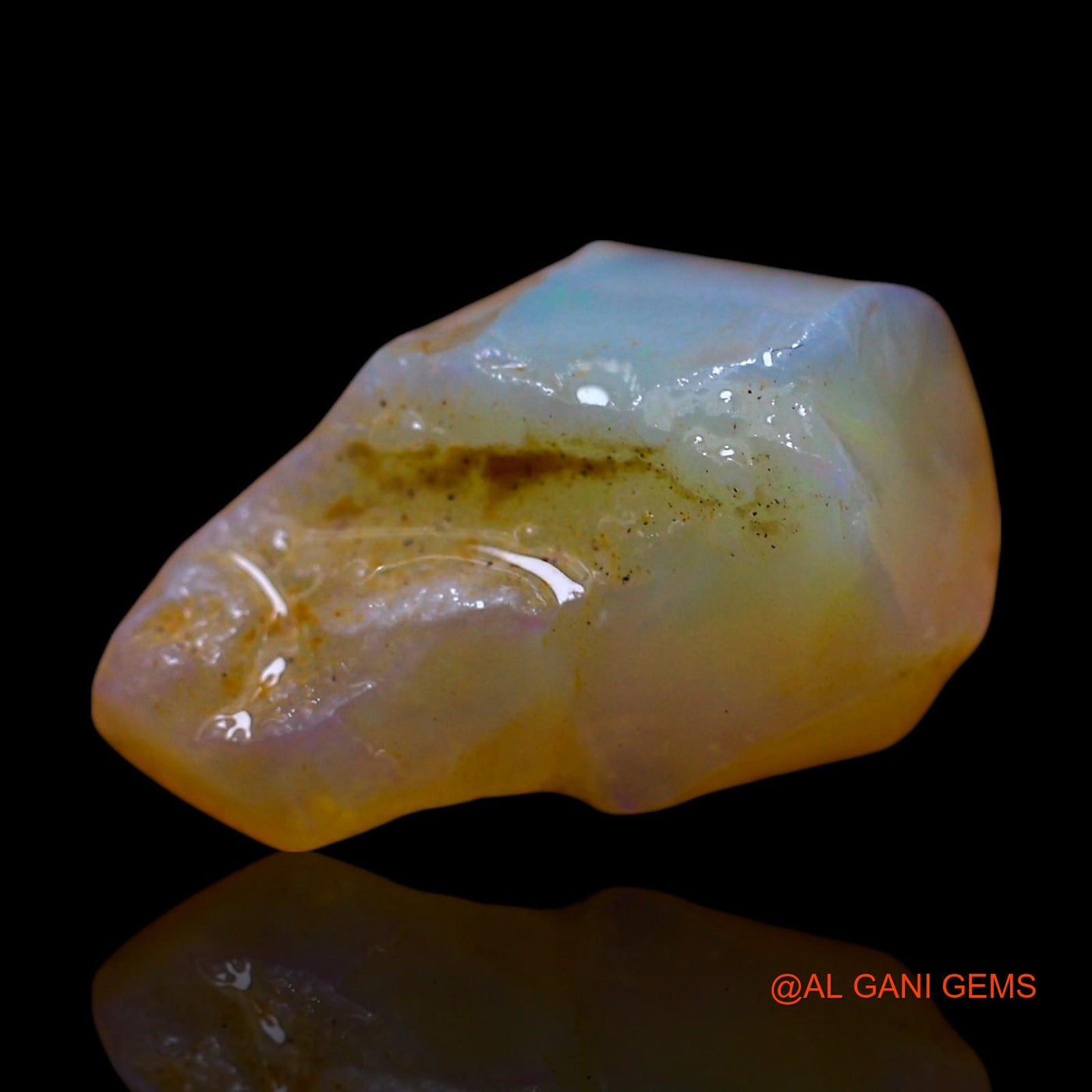 6.00 Cts Natural Australian Fire Opal Loose Gemstone Fancy Rough 16x10x8 mm RE-948