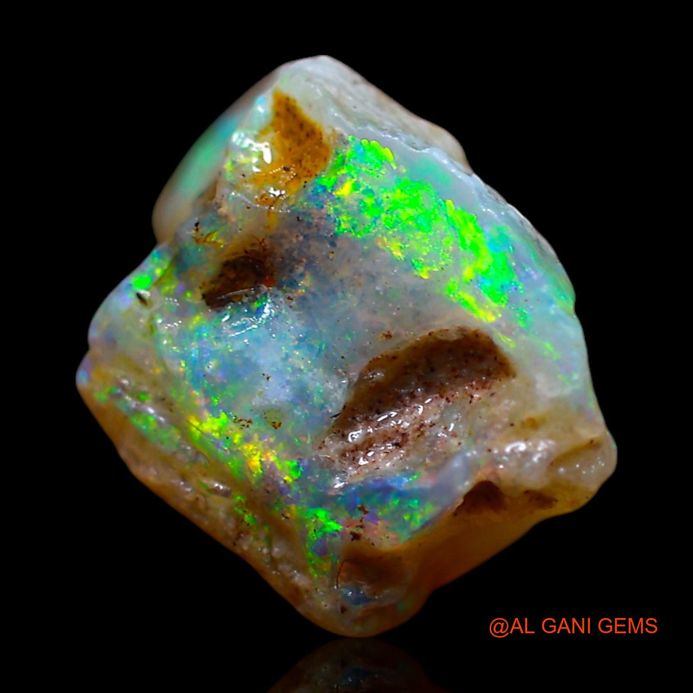 5.00 Cts Natural Australian Fire Opal Fancy Rough Loose Gemstone For Jewelry 15x9x8 mm RE-949
