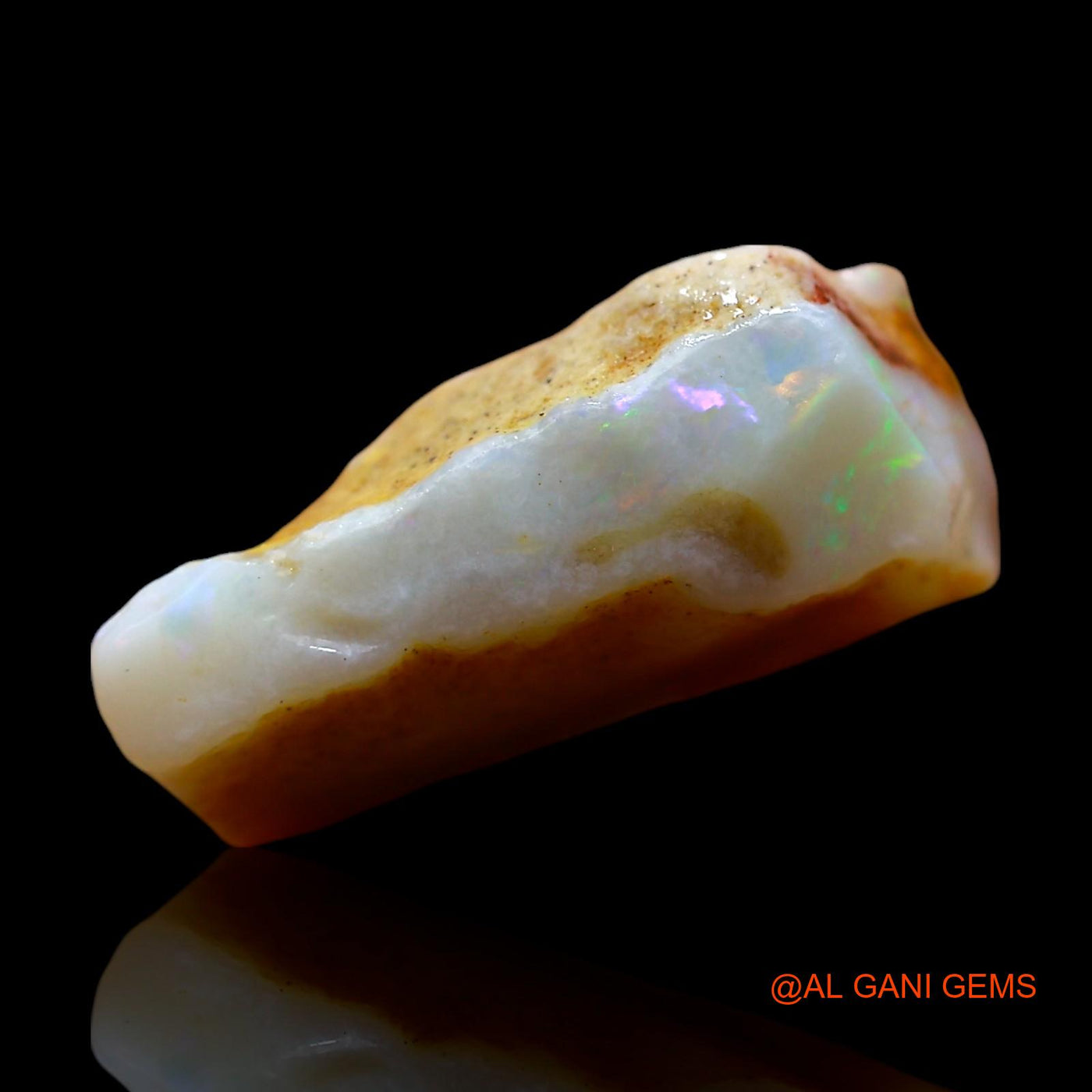 6.00 Cts Natural Australian Fire Opal Fancy Rough Loose Gemstone For Jewelry 17x9x7 mm RE-94