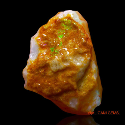 Natural Untreated Fire Opal Loose Gemstone Fancy Rough From Australia 6.00 Cts 16x11x5 mm RE-951