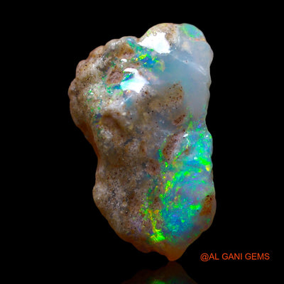 Natural Untreated Fire Opal Loose Gemstone Fancy Rough From Australia 3.00 Cts 16x9x5 mm RE-954