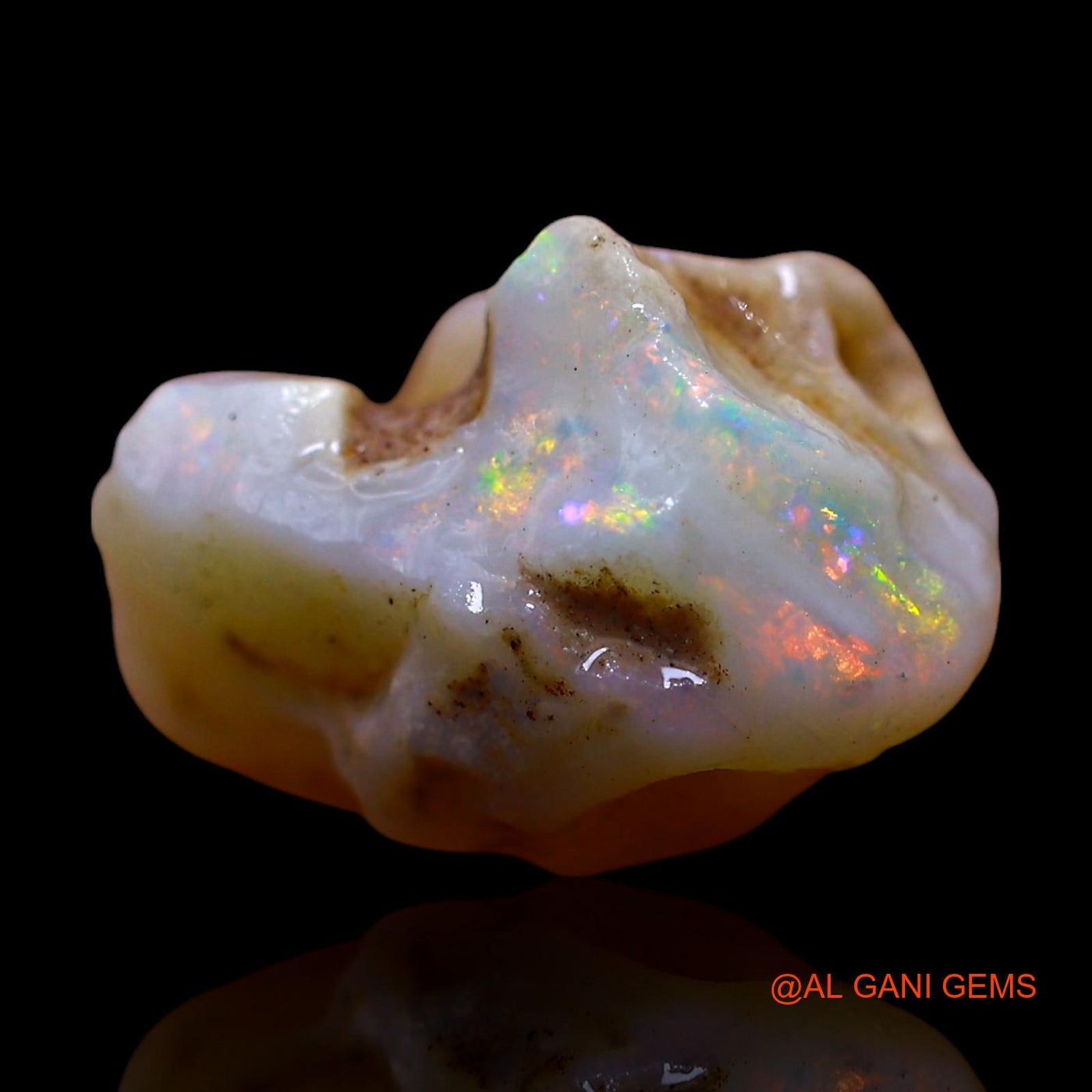 6.00 Cts Unheated Australian Fire Opal Loose Gemstone Fancy Rough Natural 15x10x8 mm RE-955