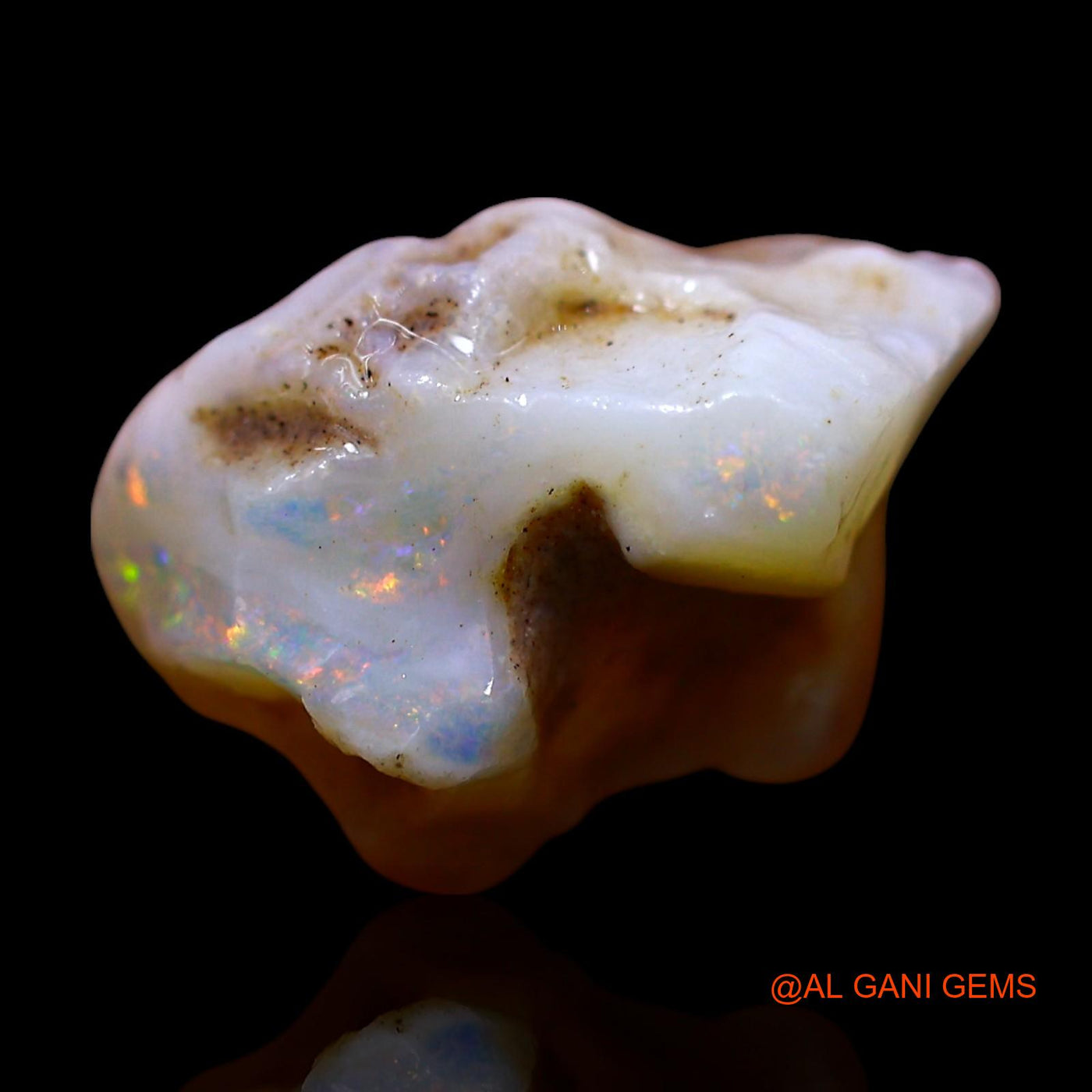6.00 Cts Unheated Australian Fire Opal Loose Gemstone Fancy Rough Natural 15x10x8 mm RE-955