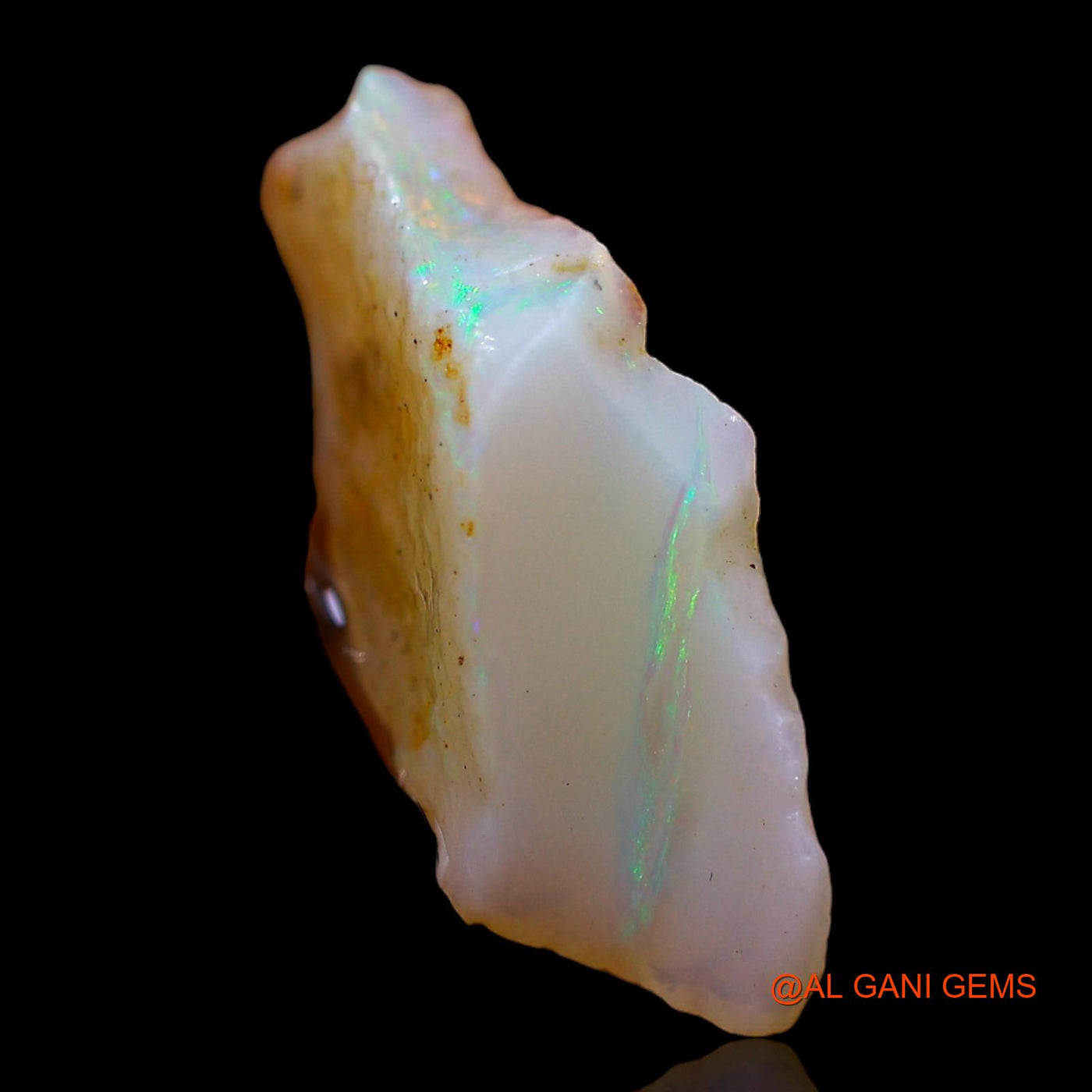 3.00 Cts Natural Australian Fire Opal Loose Gemstone Fancy Rough 18x8x5 mm RE-964