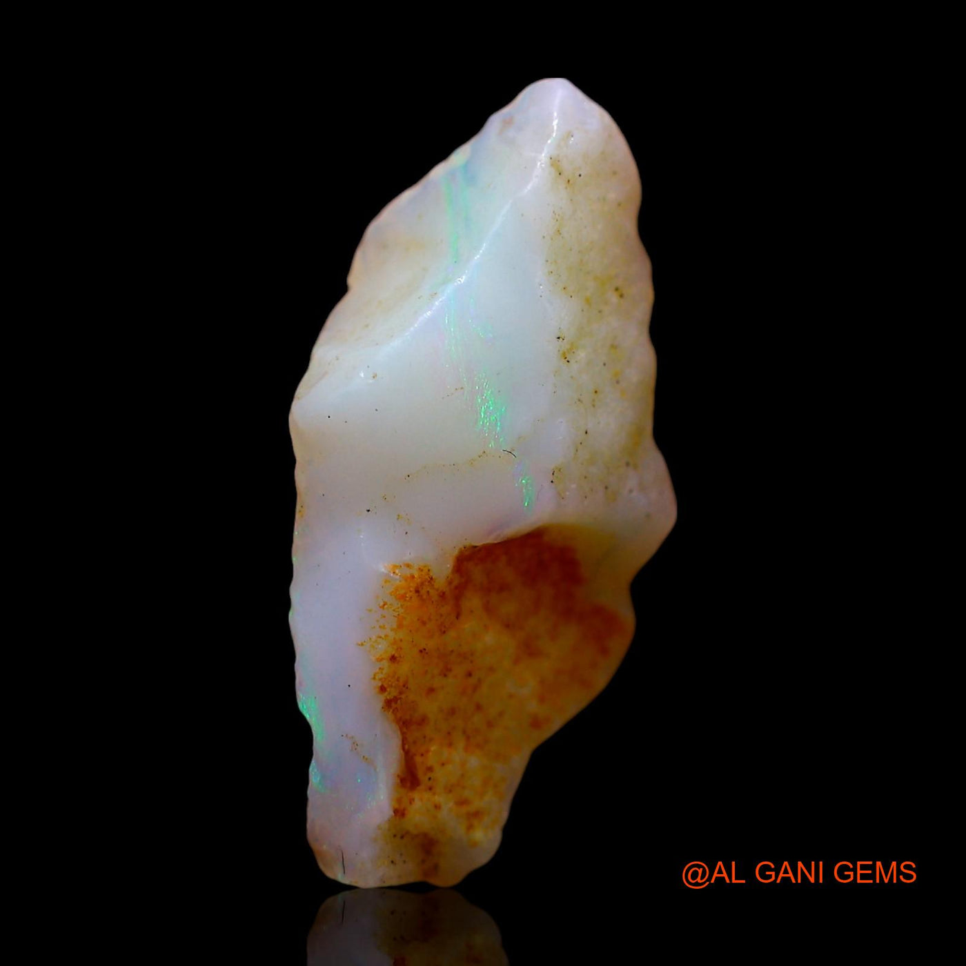 3.00 Cts Natural Australian Fire Opal Loose Gemstone Fancy Rough 18x8x5 mm RE-964