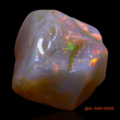 Natural Fire Opal Gemstone 8.00 Cts Loose Fancy Rough From Australia 12x11x10 mm RE-967