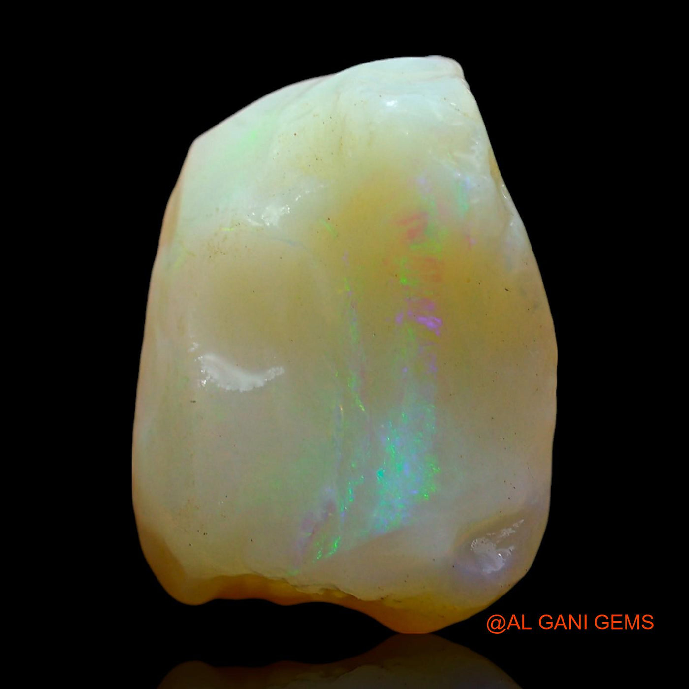 8.00 Cts Natural Australian Fire Opal Fancy Rough Loose Gemstone For Jewelry 15x13x5 mm RE-96