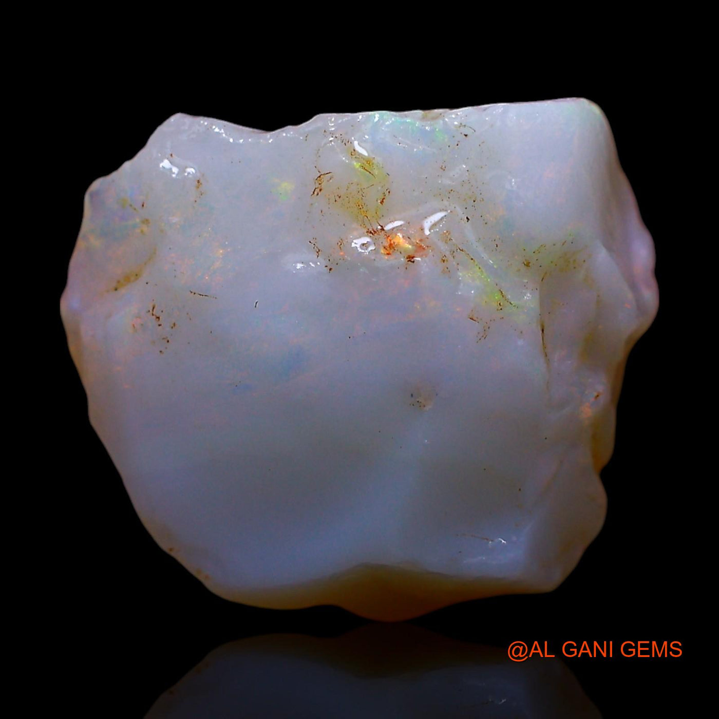 Natural Untreated Fire Opal Loose Gemstone Fancy Rough From Australia 5.00 Cts 13x10x7 mm RE-973